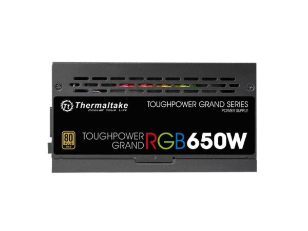 Thermaltake PSU Grand RGB 650w Fully modular, 14cm RGB Fan, 80+ Gold, A-PFC_1