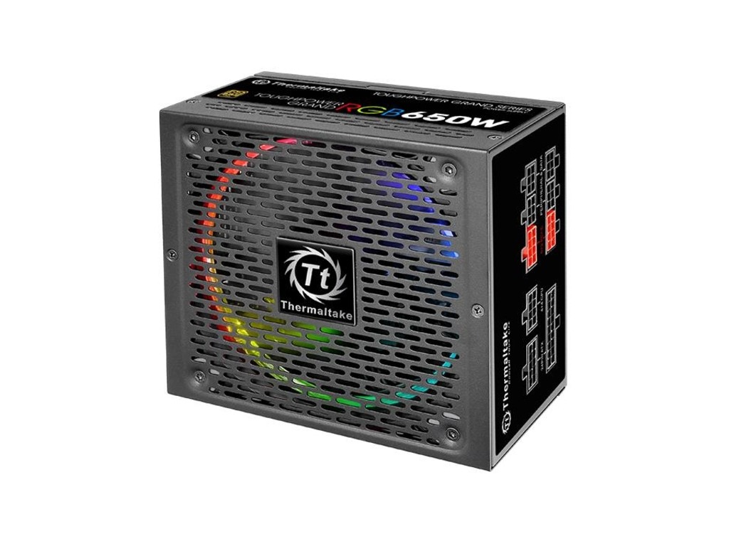 Thermaltake PSU Grand RGB 650w Fully modular, 14cm RGB Fan, 80+ Gold, A-PFC_2