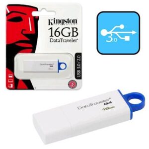 USB Kingston 16GB DTIG4 3.0, bijelo-plava, s poklopcem_0