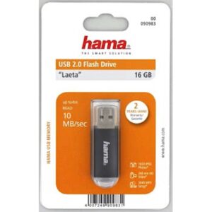 USB HAMA LAETA 2.0 16GB, 10MB/s, sivi_0