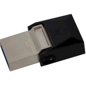 USB Kingston 16GB DTDUO3 3.0, srebro, metal, mikro format_0