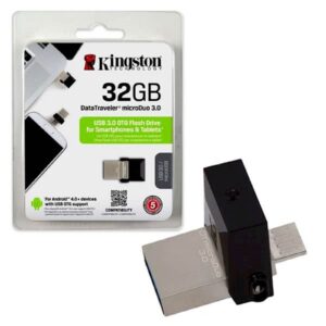 USB Kingston 32GB DTDUO3 3.0, srebro, metal, mikro format_0