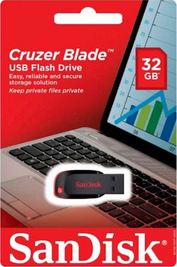 USB SanDisk 32GB CRUZER BLADE 2.0, crno-crvena, bez poklopca_0