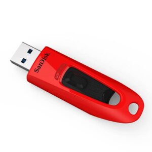 USB SanDisk 32GB ULTRA crveni 3.0, crvena, bez poklopca_0