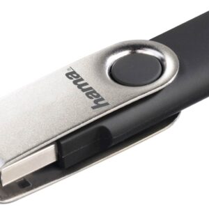 USB HAMA LAETA TWIN 2.0 8GB, 10MB/s, black/silver_0