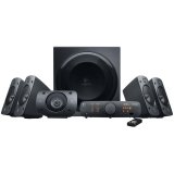 LOGITECH Z906 THX Surround Sound 5.1 Speakers - BLACK - 3.5 MM_0