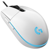 LOGITECH G203 LIGHTSYNC Corded Gaming Mouse - WHITE - USB_0