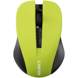 CANYON MW-1, Yellow 2.4GHz wireless optical mouse with 3 buttons_0