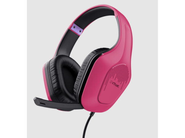Trust GXT 415P Zirox slušalice žičane pink gaming slušalice_2