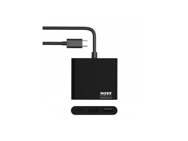 PORT DOCKING MINI TYPE C HDMI + USB3 + USB-C PD, 60 W_2