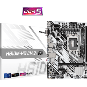 ASROCK MB H610M-HDV/M.2+ D5Intel H610;2xDDR5;VGA,HDMI,DPmicro ATX_0