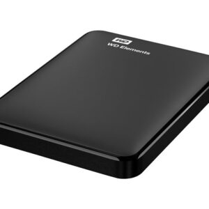 WD HDD 1TB ext 2.5 USB 3.0 Elements Black_0
