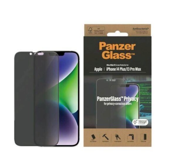 Za�titno staklo PanzerGlass iPhone 14+/13 Pro Max Privacy_0