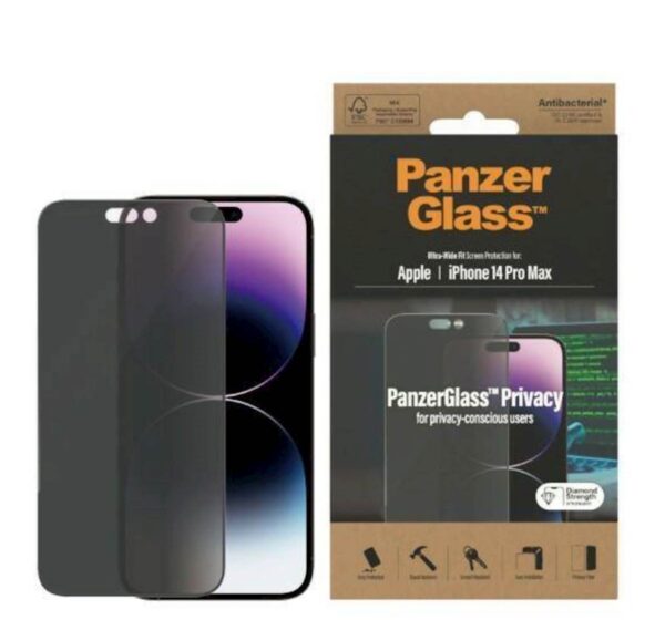 Za�titno staklo PanzerGlass iPhone 14 Pro Max Privacy_0