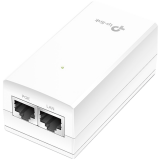 24V Passive POE adapter, maximum 12W power supply, 2 Giga Ethernet port, AC 100-120V~50/60Hz input, support wall mounting._0