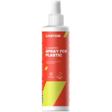 CANYON CCL22, Plastic Cleaning Spray for external plastic and metal surfaces of computers, telephones, fax machines and other office equipment, 250ml, 58x58x195mm, 0.277kg_0