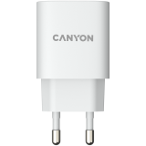 CANYON H-20-04, PD 20W/QC3.0 18W WALL Charger with 1-USB A+ 1-USB-C Input: 100V-240V, Output: 1 port charge: USB-C:PD 20W (5V3A/9V2.22A/12V1.67A) , USB-A:QC3.0 18W (5V3A/9V2.0A/12V1.5A), 2 port charge: common charge, total 5V, 3A, Eu plug , Over- Voltage_0