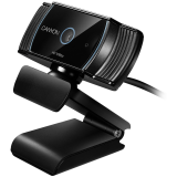 CANYON C5 1080P full HD 2.0Mega auto focus webcam with USB2.0 connector, 360 degree rotary view scope, built in MIC, IC Sunplus2281, Sensor OV2735, viewing angle 65°, cable length 2.0m, Black, 76.3x49.8x54mm, 0.106kg_0