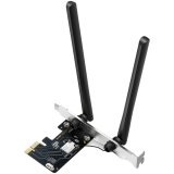 Mercusys MA86XE AXE5400 Tri-Band Wi-Fi 6E Bluetooth PCI Express Adapter, 2402 Mbps at 6 GHz + 2402 Mbps at 5 GHz + 574 Mbps at 2.4 GHz, 2× High Gain Tri-Band Ext. Antennas,Wi-Fi 6E,MU-MIMO,OFDMA,1024 QAM,HE160,WPA3,Bluetooth5.2, Intel Wi-Fi6E Chipse_0