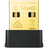 TP-Link Archer T2UB Nano AC600 Nano Dual Band Wi-Fi Bluetooth 4.2 USB Adapter, 433 Mbps at 5 GHz + 200 Mbps at 2.4 GHz, USB 2.0, Bluetooth 4.2, Nano design, WPA3, Windows 11/10/8.1/8/7 compatible_0