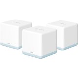 Mercusys Halo H30G(3-pack) AC1300 Whole Home Mesh Wi-Fi System, 400 Mbps at 2.4 GHz + 867 Mbps at 5 GHz, 2× Internal Antennas, 2× Gigabit Ports per Unit (WAN/LAN auto-sensing), MERCUSYS APP, Router/AP Mode, One Unified Network, up to 100 devices_0