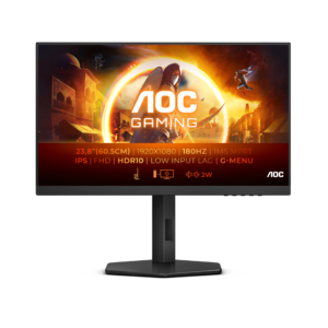AOC Monitor LED 24G4X 23.8" Gaming IPS 1920x1080 180Hz 0.5ms HDR10 HDMI DP Full Ergonomic 3y_0