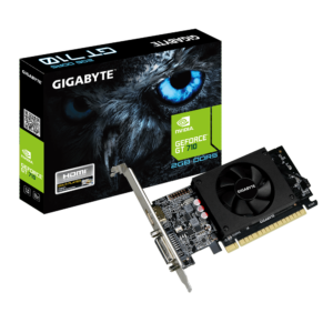 GIGABYTE VGA GV-N710D5-2GLnVidia GeForce GT 7102GB DDR5 64bit;DVI,HDMI;Low profile_0