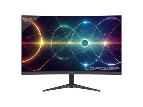 LC-Power Gaming Monitor 23,6"Curved, VA Panel, FHD, 165Hz,1920x1080, 2xHDMI, 2x DP, Audio out_4