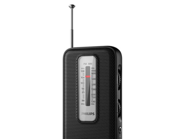 Prenosni radio TAR1506/00, FM/MW, Analogno podešavanje, Napajanje iz baterija, Boja: Crna_0