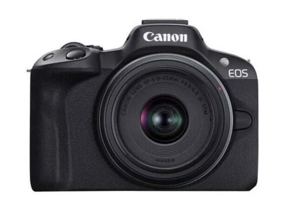 Fotoaparat CANON R50 RFS18-45 + RFS55-210 IS STM_0