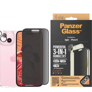 Bundle PanzerGlass iPhone 15 Privacy_0