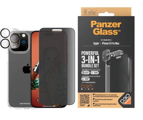 Bundle PanzerGlass iPhone 15 Pro Max Privacy_0