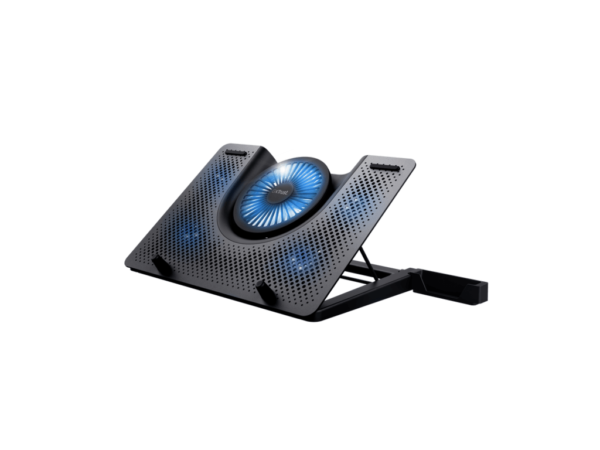 Trust Quno Cooling Stand LED GXT 1125 Laptop cooling stand sa 5 ventilatora + stalak za telefon_2