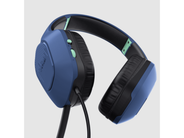 Trust GXT 415B Zirox gamingslušalice, žičane, 200 cm kabl, 3.5 mm, over-ear, mikrofon, plave_2