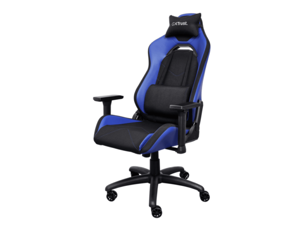 Trust GXT 714B gaming stolica RUYA, plava, udobna, podesiva ergonomska, eko materijal_1