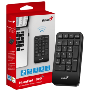 Genius NumPad 1000, wirelesssilent, 2.4 GHz, USB receiverplug and play_0