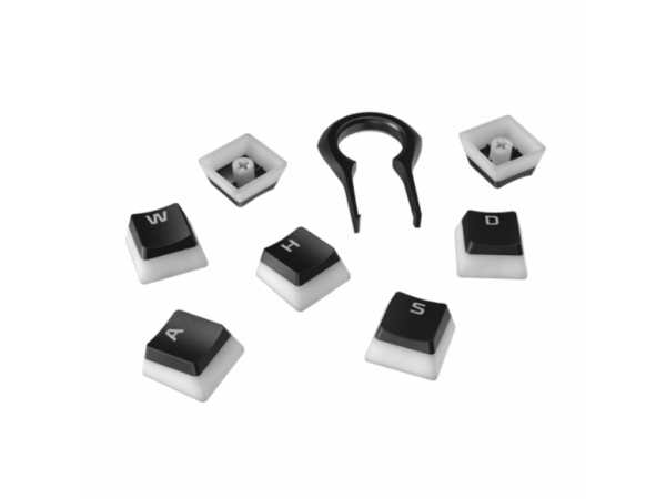 HyperX Pudding KeycapsFull Key Set - PBTBlack_1