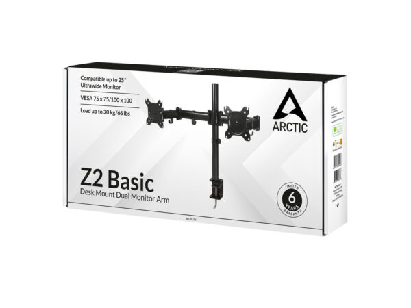 Arctic Z2 Basic dual nosačza monitore, desk mountdual monitor arm_3
