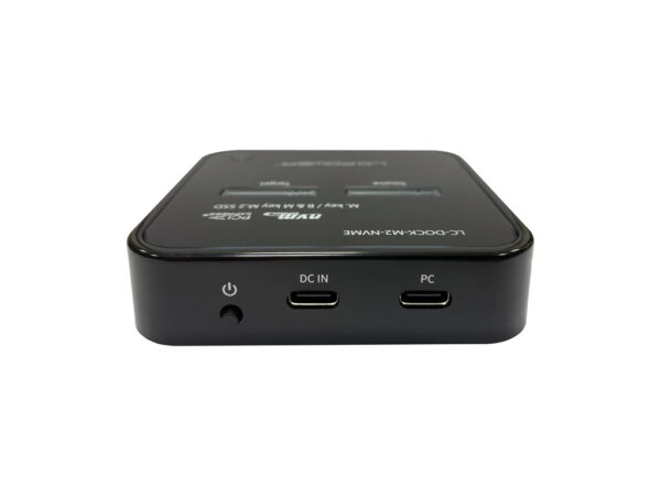LC-Power Docking station NVMEM.2 SSD, USB-C port, 2x SSD-a,Transfer rate do 10 Gb/s_1