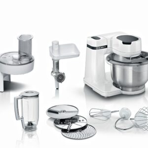 BOSCH kuhinjski aparat MUM Serie 2| Bijela, 700W, 3.8L, 4 Brzine, Inox posuda, SL_0