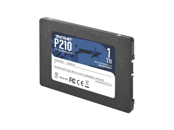 Patriot SSD 1TB 2.5'';P210; up to R/W : 520/430 MB/s_0
