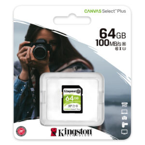 Kingston SD 64GB Class 10Canvas Select Plus100MBs Read,Class 10 UHS-I_0
