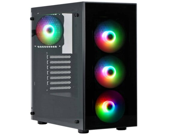 Spire case VISION 7025 RGBgaming, ATX, 4x RGB fan 120mmVGA: 370mm, CPU cooler: 170mm_0