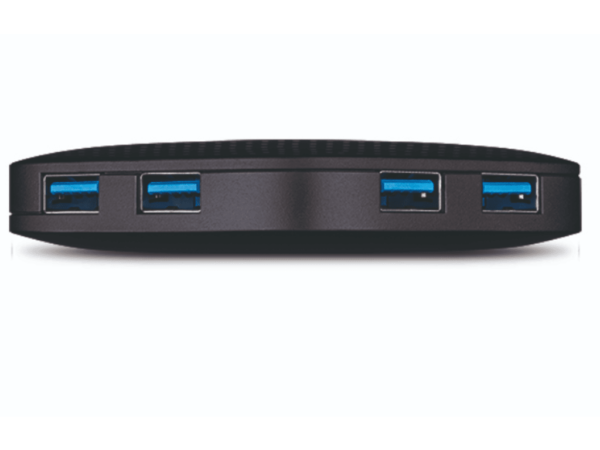 TP-Link UH400/USB 3.0 4-PortPortable Hub, built-in USB connector cable_2