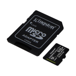 Kingston MicroSD 512GB Class10Canvas Select Plus;SD adapter100/85MBs,Class 10 UHS-I, U3, V30_0