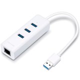 TP-LINK UE330 USB 3.0 3-Port Hub & Gigabit Ethernet Adapter 2 in 1 USB Adapter_0