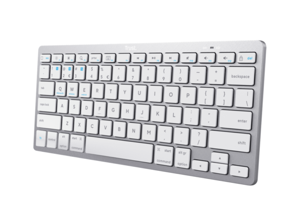 Trust Basics BT wls Tastatura ultra-thin, wireless, bijela, US layout, BT 4.0, 10m range_0