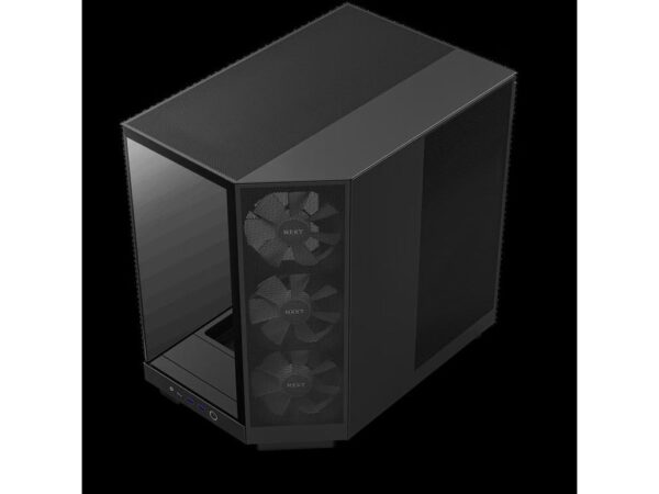 NZXT CASE H6 FLOW BLACK RGB mini-ITX, Micro-ATX, ATX, Mid-tower, 3x RGB fan_2