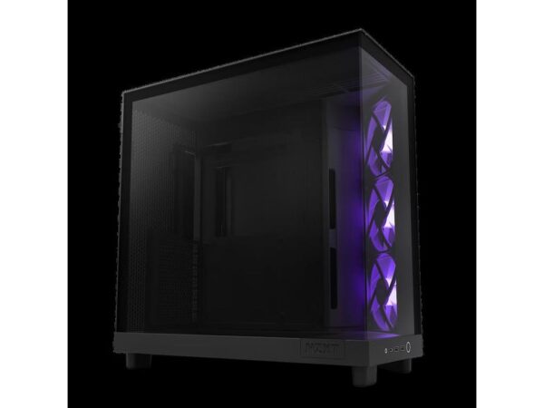 NZXT CASE H6 FLOW BLACK RGB mini-ITX, Micro-ATX, ATX, Mid-tower, 3x RGB fan_1
