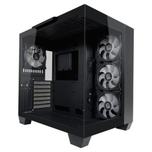 LC-Power Case Gaming 809BE-ATX, ATX, Micro ATX, MiniITX4x 120mm ARGB fans, tempered glass_0